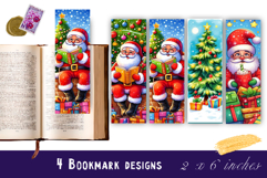 Winter Bookmarks PNG Printable | Christmas bookmarks Product Image 1