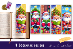Winter Bookmarks PNG Printable | Christmas bookmarks Product Image 1