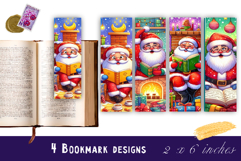 Winter Bookmarks PNG Printable | Christmas bookmarks Product Image 1