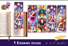 Winter Bookmarks PNG Printable | Christmas bookmarks Product Image 1