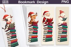 Christmas Books Reading Bookmark | Christmas Bookmark Product Image 1