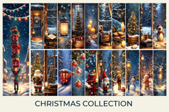 Aesthetic Printable Bookmark Mega Bundle, Christmas bookmark Product Image 2