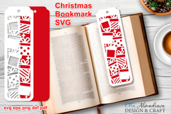 Christmas Bookmarks Papercut Template|Bookmark svg Bundle Product Image 8