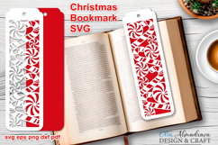 Christmas Bookmarks Papercut Template|Bookmark svg Bundle Product Image 3