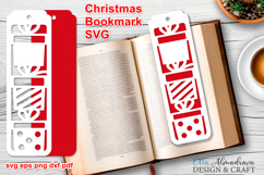 Christmas Bookmarks Papercut Template|Bookmark svg Bundle Product Image 7