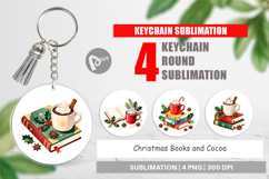 Christmas Books Cocoa Keychain Product Image 1
