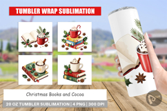 Christmas Books Cocoa Tumbler Product Image 1