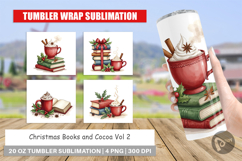 Christmas Books Cocoa Tumbler Product Image 1