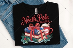 Christmas Books PNG, All Booked for Christmas Png, Book Love Product Image 2