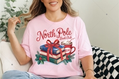 Christmas Books PNG, All Booked for Christmas Png, Book Love Product Image 7