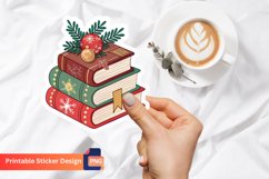 Christmas Books Sticker, Holiday Reading Sticker Pack Product Image 1