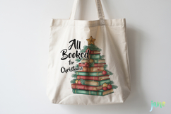 Christmas Books Tree Png Sublimation Product Image 6