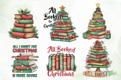 Christmas Books Tree Png Sublimation Product Image 2