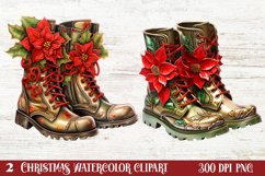 Christmas Boots Clipart, Christmas Boots Clipart Product Image 1