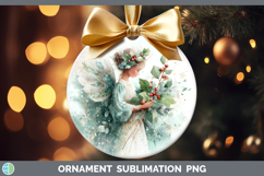 GorgeousChristmas Botanicals Ornament design.