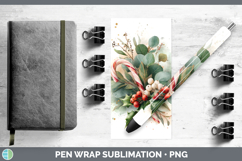 GorgeousChristmas Botanicals Pen Wrap design.