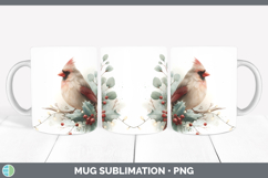 GorgeousChristmas Botanicals Mug Wrap design.