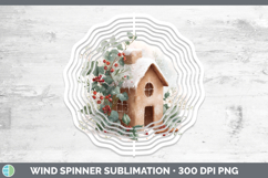 GorgeousChristmas Botanicals Wind Spinner design.