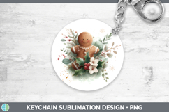 GorgeousChristmas Botanicals Keychain design.