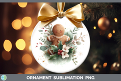 GorgeousChristmas Botanicals Ornament design.