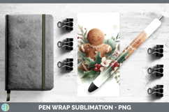 GorgeousChristmas Botanicals Pen Wrap design.