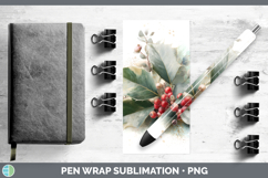 GorgeousChristmas Botanicals Pen Wrap design.