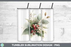 GorgeousChristmas Botanicals Tumbler design.