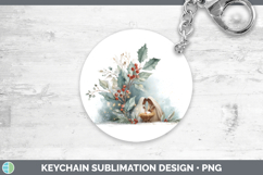 GorgeousChristmas Botanicals Keychain design.