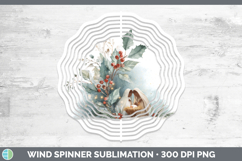 GorgeousChristmas Botanicals Wind Spinner design.