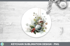 GorgeousChristmas Botanicals Keychain design.