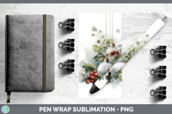 GorgeousChristmas Botanicals Pen Wrap design.