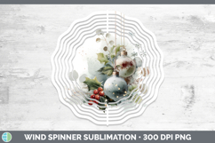 GorgeousChristmas Botanicals Wind Spinner design.