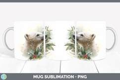 GorgeousChristmas Botanicals Mug Wrap design.