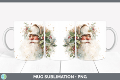 GorgeousChristmas Botanicals Mug Wrap design.