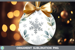 GorgeousChristmas Botanicals Ornament design.