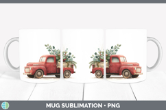 GorgeousChristmas Botanicals Mug Wrap design.