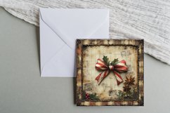 Christmas Bow Scrapbook Square Paper Junk Journal Product Image 4