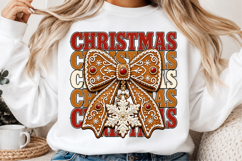 Christmas Bow PNG Coquette Christmas Png Product Image 2