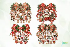 Christmas Bow PNG Product Image 1