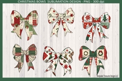 Christmas Icon Bows Quilting Patchwork Png Printable Product Image 2