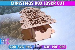 Christmas Box Laser Cut | Christmas Design | CNC Files Product Image 1