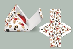 Christmas gift box templates. Paper crafts. Product Image 3