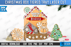 Christmas Box Tiered Tray Laser Cut Bundle, Christmas Decor Product Image 3