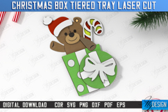 Christmas Element Laser Cut| Xmas | Bear | Christmas Present Product Image 1
