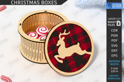 Christmas Boxes Laser Cut Bundle| Gift Boxes | Storage Boxes Product Image 5