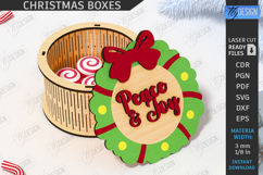 Christmas Boxes Laser Cut Bundle| Gift Boxes | Storage Boxes Product Image 14