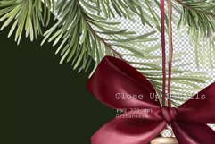 Christmas branch with ball | PNG sublimation design Product Image 3