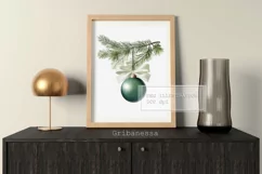 Christmas branch with ball | PNG sublimation design Product Image 2