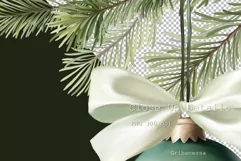 Christmas branch with ball | PNG sublimation design Product Image 3