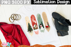 Christmas Brushes Sublimation Design